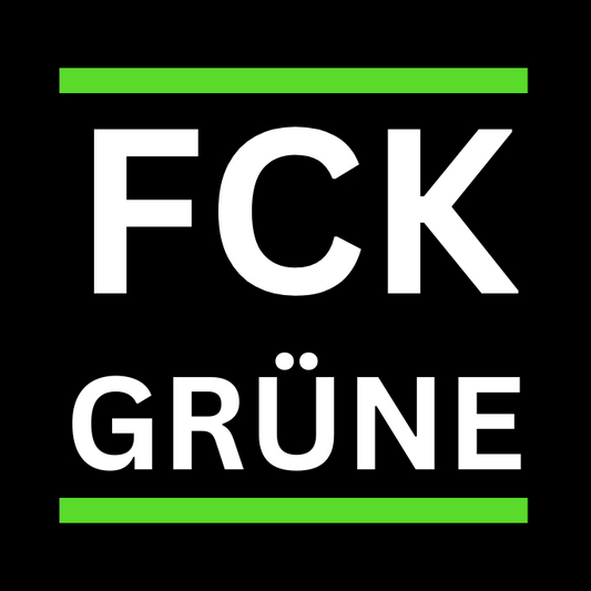 50x FCK GRÜNE Aufkleber - Premium Qualität - Wetterfest für Outdoor