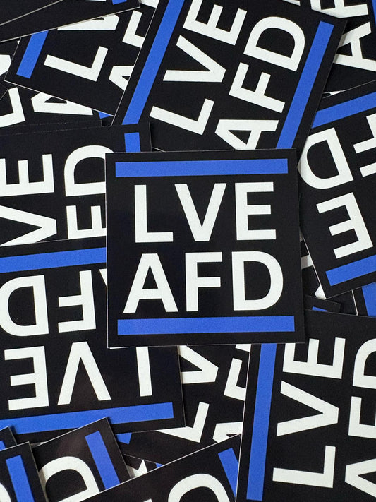 50x LVE AFD Aufkleber - Premium Qualität - Wetterfest für Outdoor