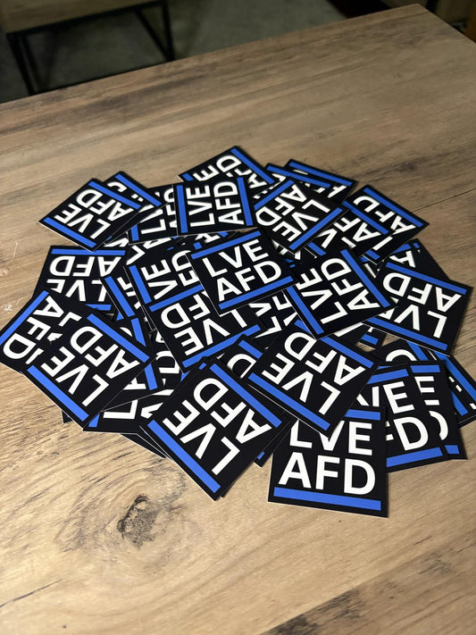 50x LVE AFD Aufkleber - Premium Qualität - Wetterfest für Outdoor