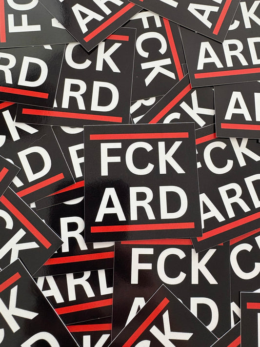 50x FCK ARD GEZ Aufkleber - Premium Qualität - Wetterfest für Outdoor