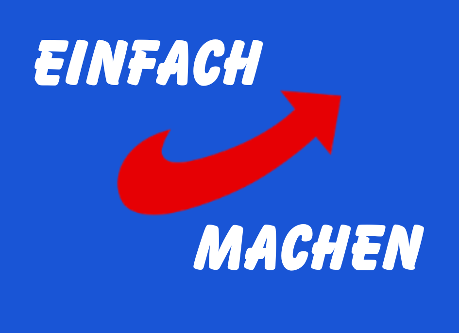 50x Einfach Machen Aufkleber- Premium Qualität - Wetterfest für Outdoor