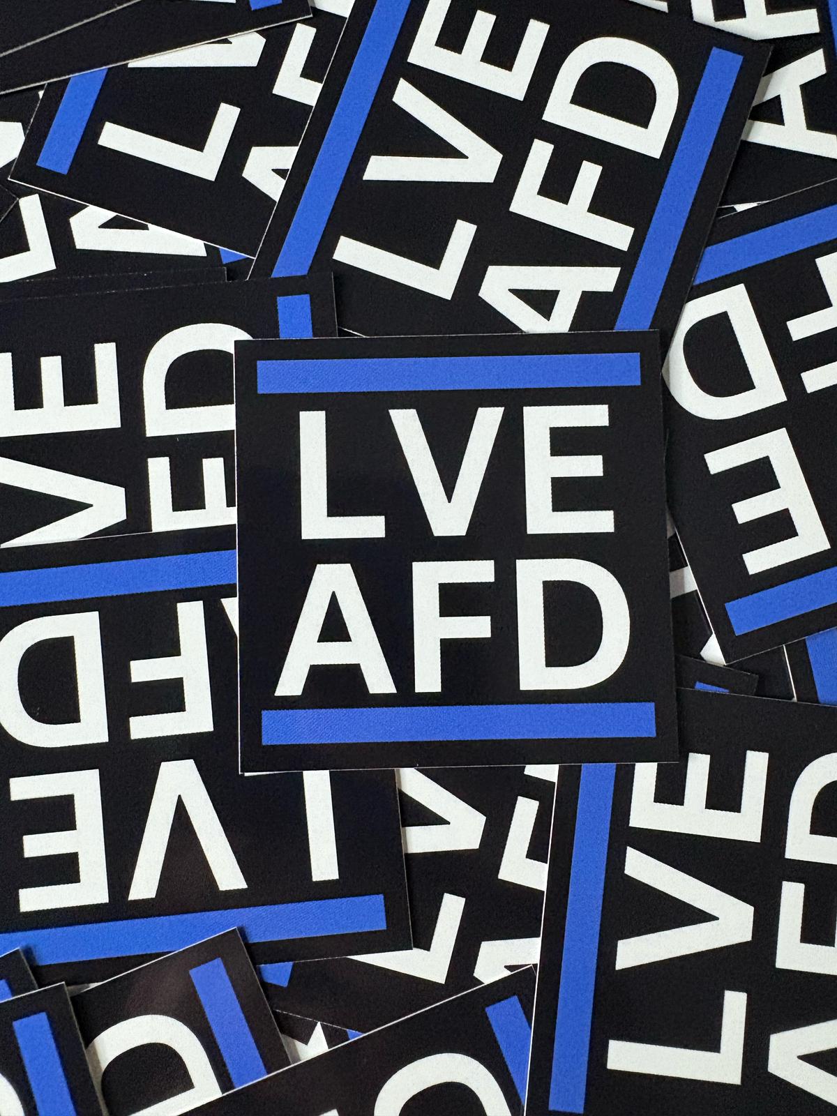 50x LVE AFD Aufkleber - Premium Qualität - Wetterfest für Outdoor