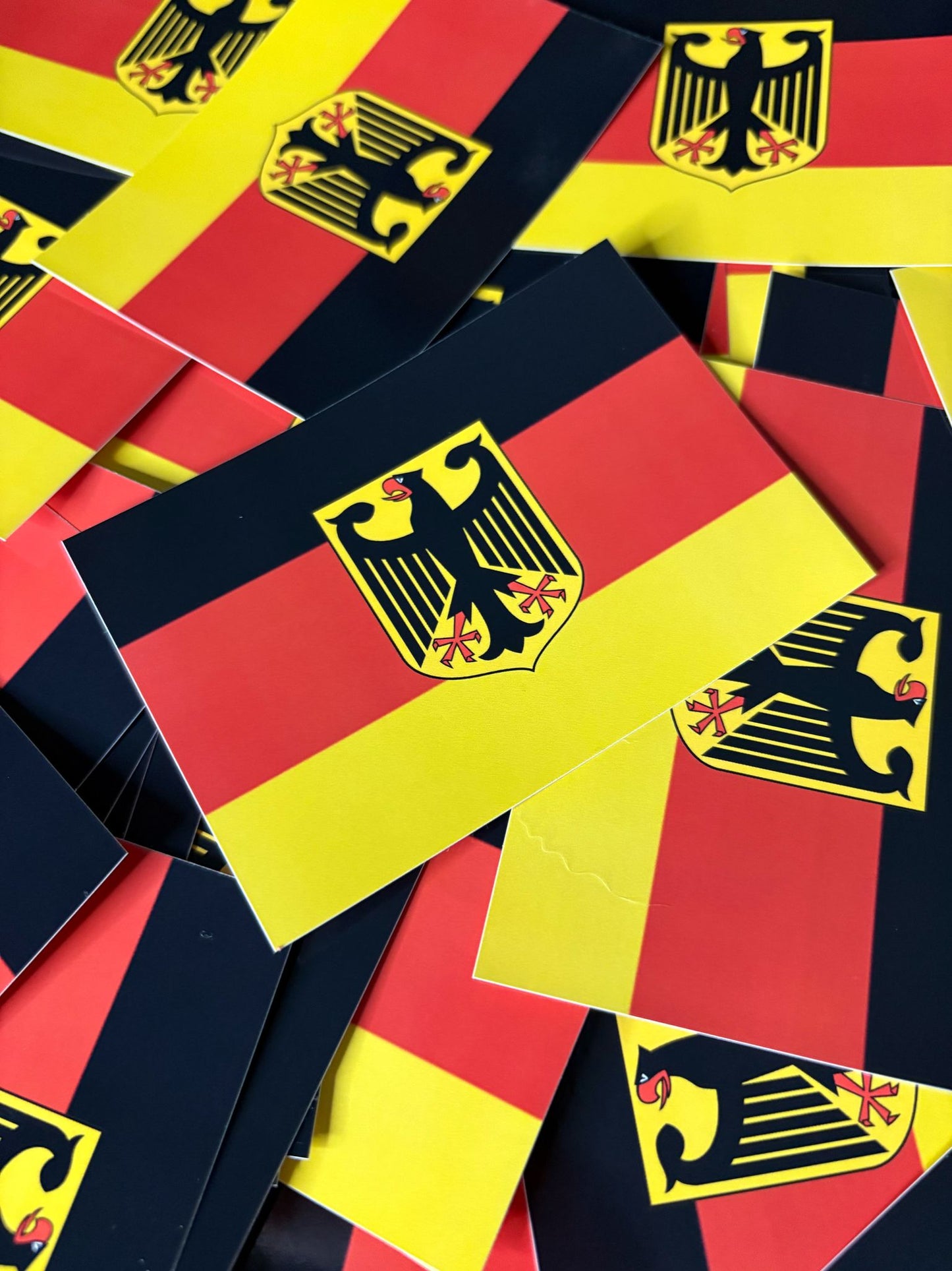 50x Deutschland Aufkleber- Premium Qualität - Wetterfest für Outdoor